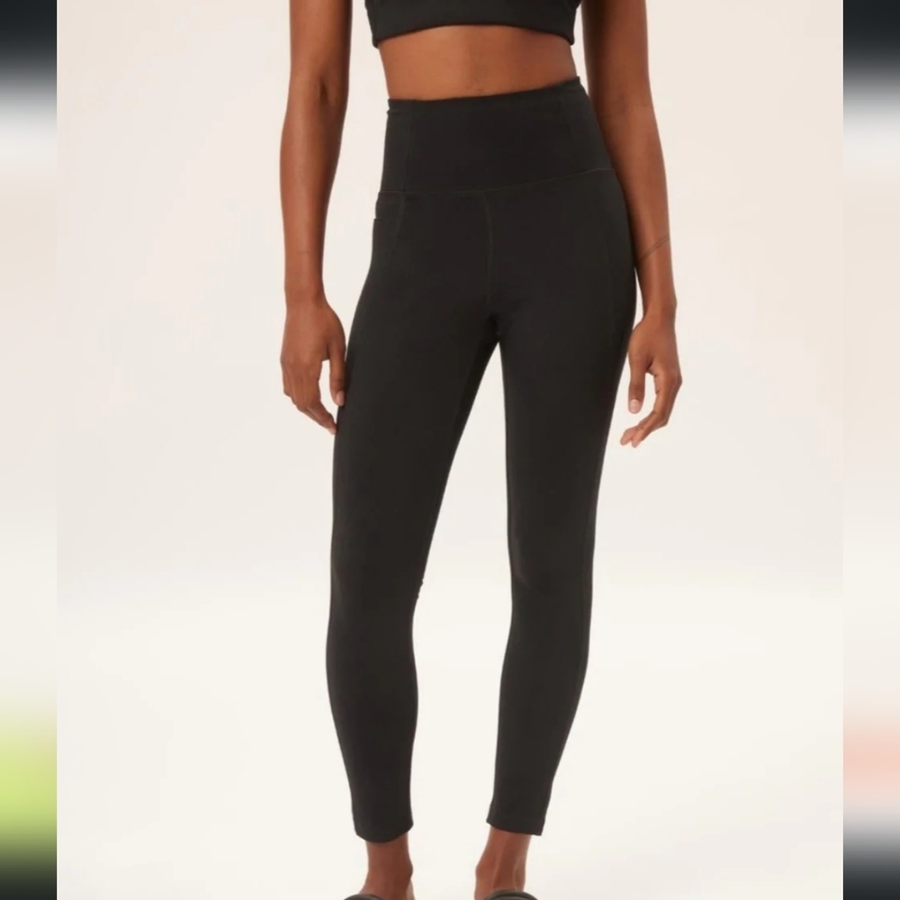 NWT Girlfriend Collective Black Compressive High-Rise Legging 7/8 length XS